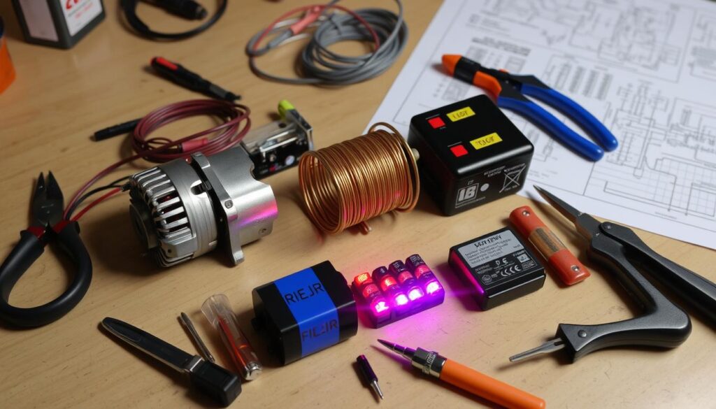 DIY electric generator components DIY electric generator components