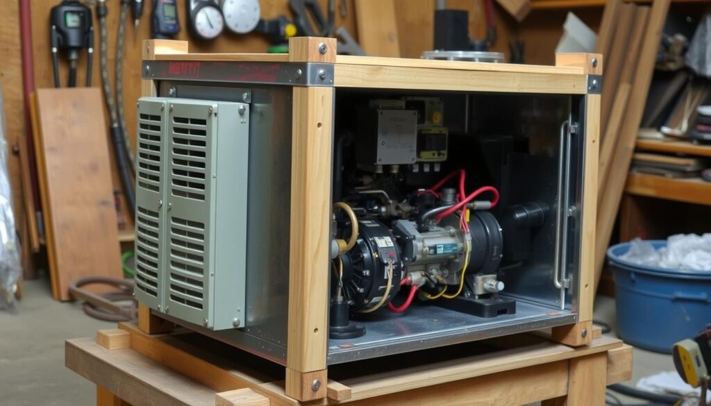 DIY electric generator housing DIY electric generator housing
