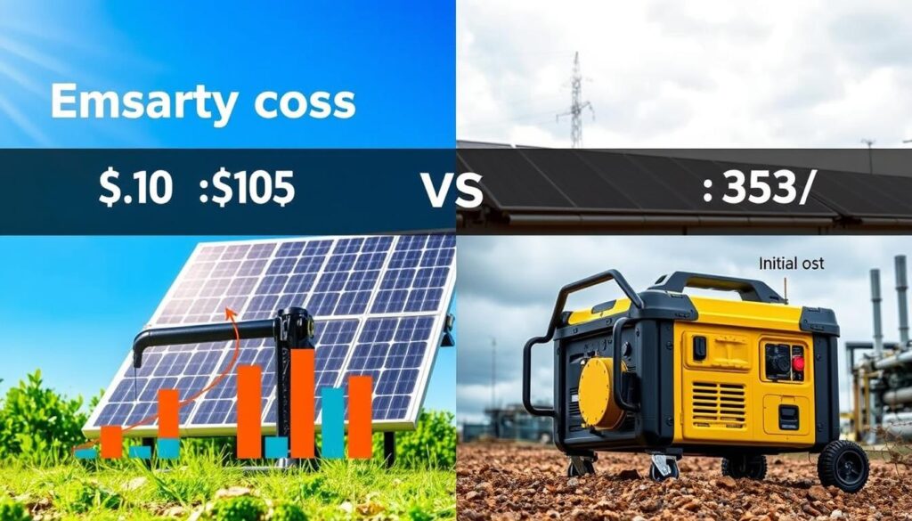 Energy Cost Comparison Solar vs Generator Energy Cost Comparison Solar vs Generator