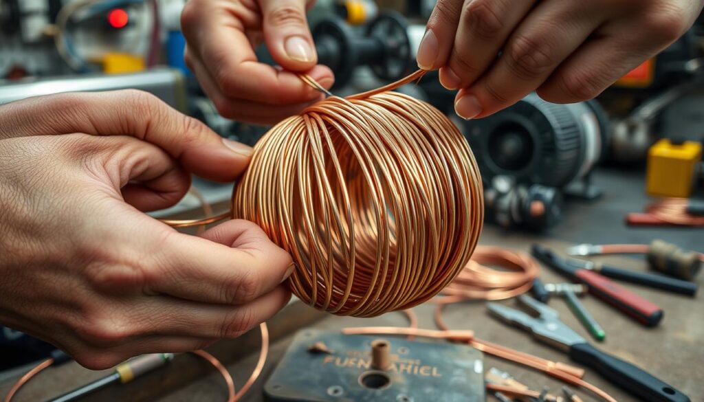 Winding copper wire coils for diy electric generator Winding copper wire coils for diy electric generator